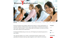 Desktop Screenshot of empowerhealthyliving.com